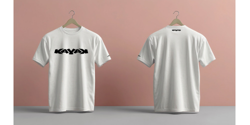 T-SHIRT BIANCA LOGO NERO